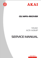 Akai ACR-143-MP-Service-Manual 